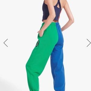 STAUD x New Balance NWT Sold Out Blue/Green Sweats